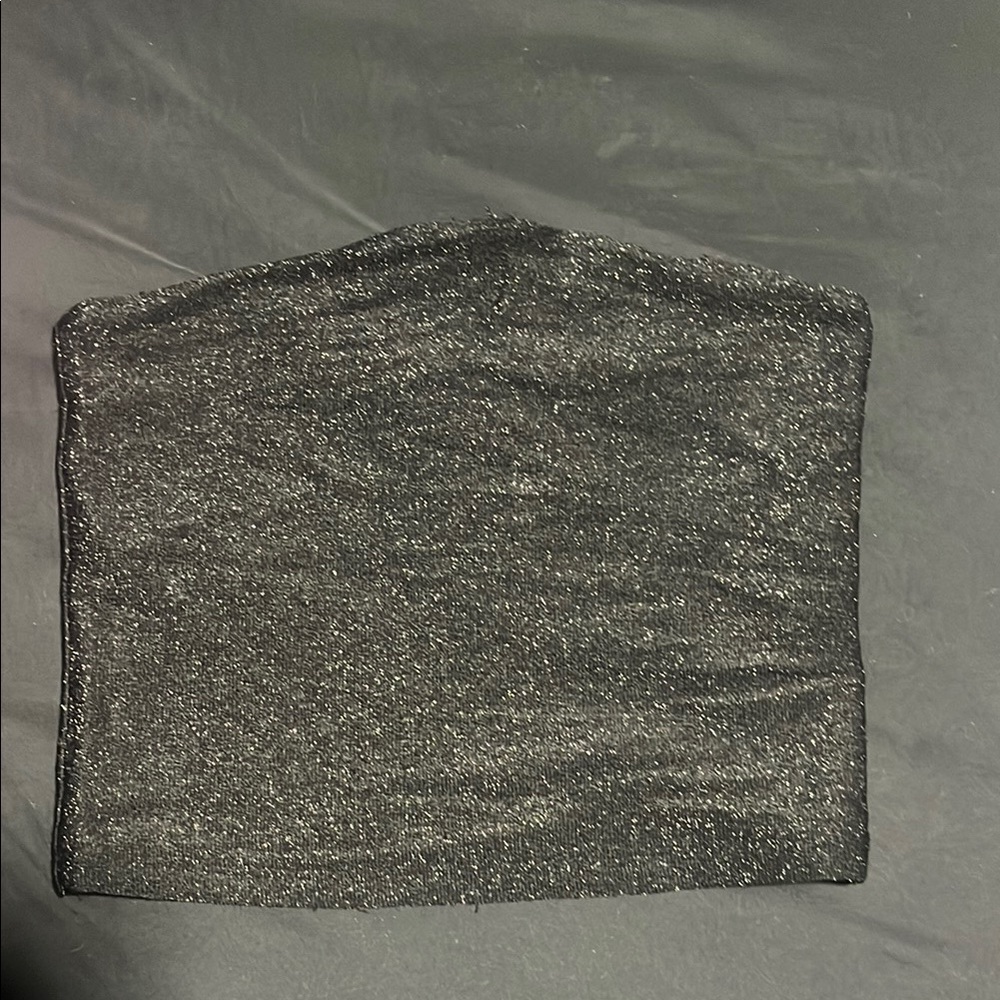 Wild Fable Black Glitter Crop Top
